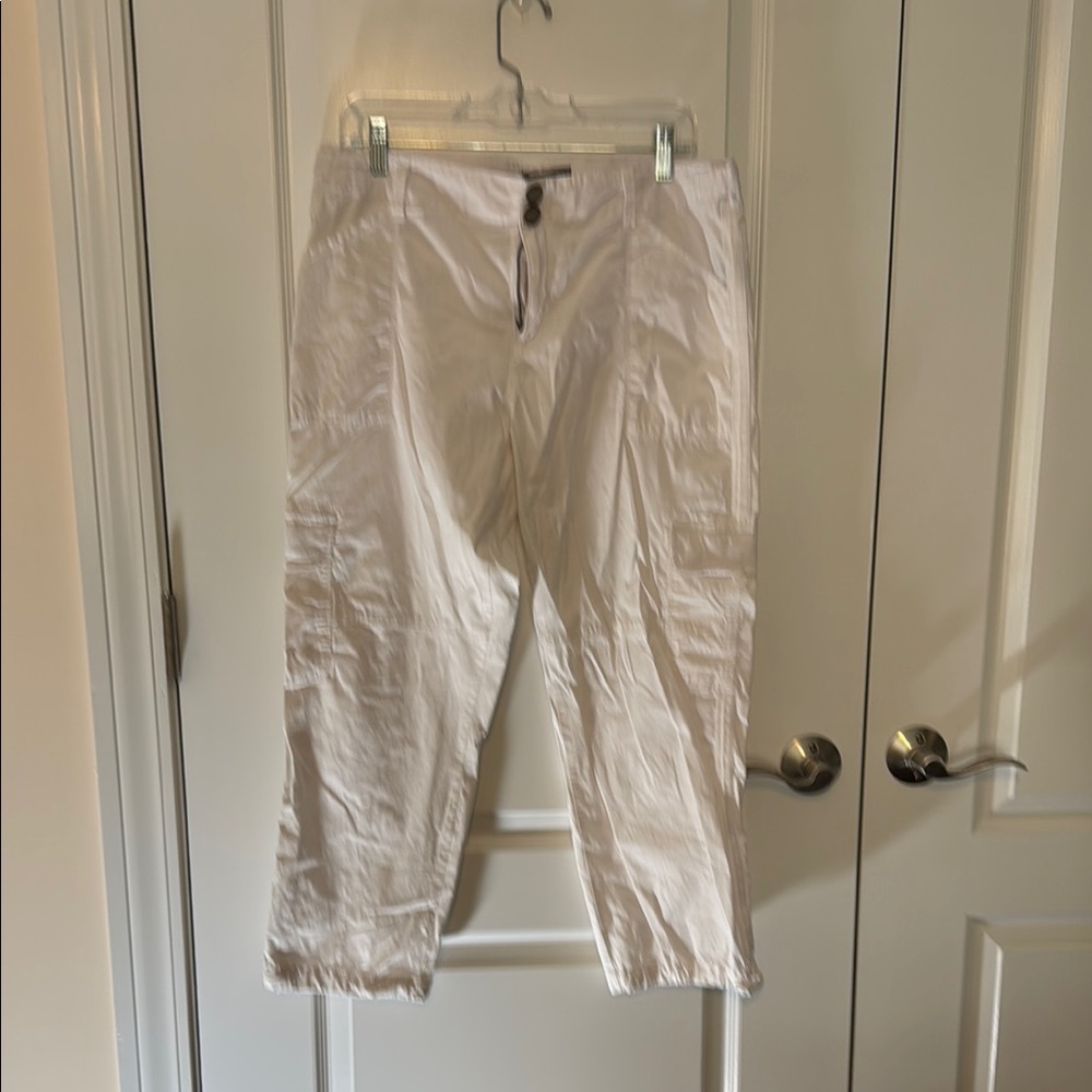 Sanctuary White Capris Lightweight Cotton